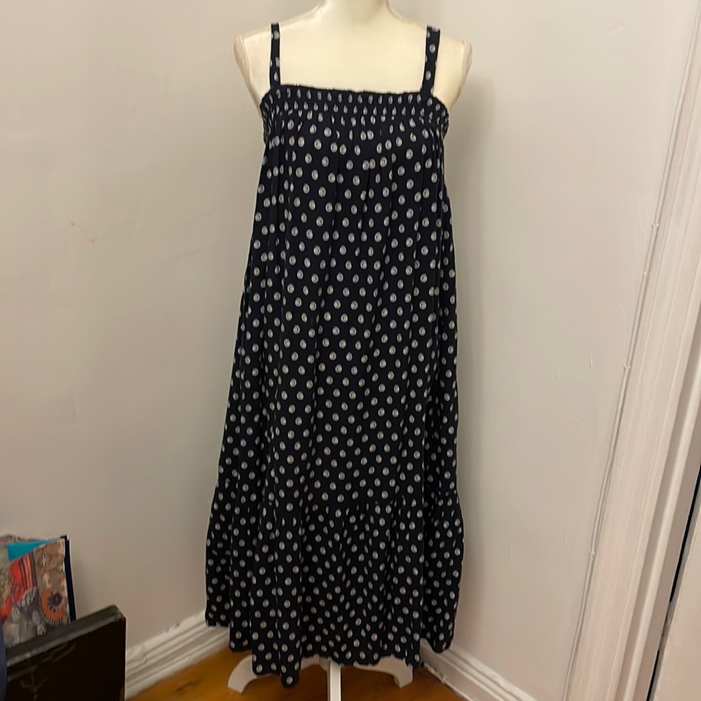 NWT Loft smocked 1tier midi.